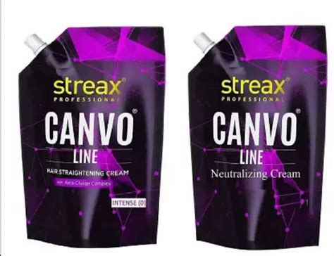 Buy Streax Professional Canvoline Straightening Intense & Neutralizing ...