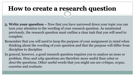 How to Develop a Research Question 的图像结果
