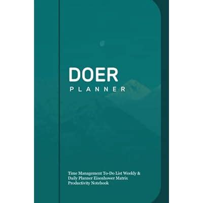 Buy Doer Planner: Time Management To-Do List Weekly & Daily Planner ...