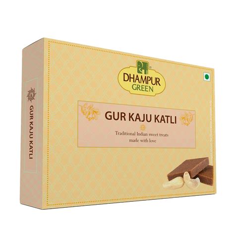 Gur Kaju Katli 400gm – Dhampur Green