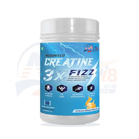 Creatine Fizz Citrus Blast Flavour – Muscle di8