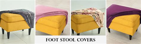 HOKIPO Ottoman Covers | Elastic & Stylish Stool Covers – HOKIPO | Har ...