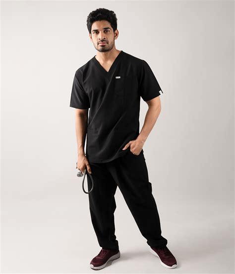 Triflex V-neck Black Men – Skrubline