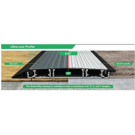 FSR 18298/ SW-T36-SLT FSR SW-T36-SLT Smart-Way Floor Cable Raceway - 36 ...