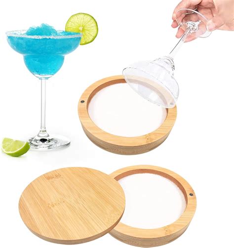 Amazon.com | Harewu Margarita Salt Rimmer Set with Magnetic Swivel Lid ...