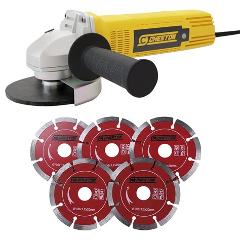 Cheston Angle Grinder for Grinding, Cutting, Polishing (4 inch/100mm ...