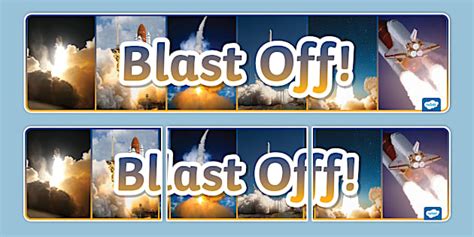 Blast Off! Display Banner - Twinkl - KS1 (teacher made)