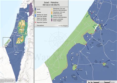 Israel War Map Shows Areas Fought For By Hamas - Newsweek