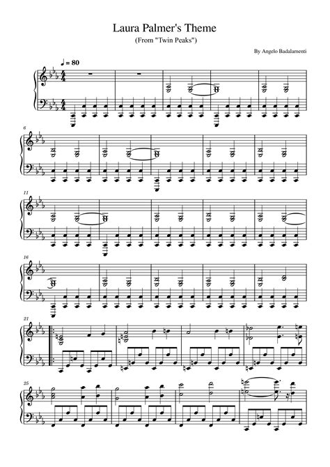 Play Official version of Laura Palmer's Theme (Love Theme From Twin ...