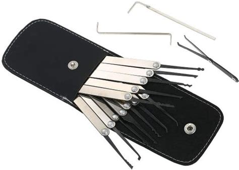 eassycart 15PCS LOCK PICKING SET KIT TOOL WITH TRANSPARENT PRACTICE ...