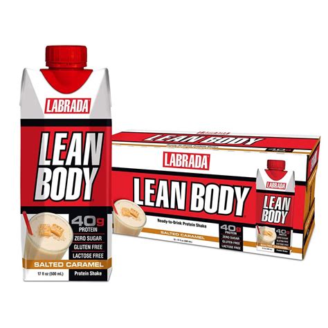 Labrada – Lean Body RTD – Protein Shakes (Salted Caramel) 500ml x ...