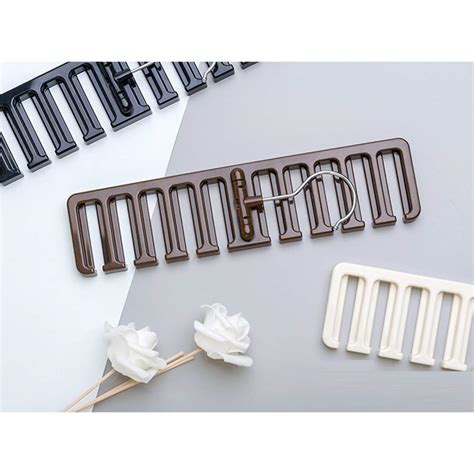 Belt Rack Sturdy Space Saving Wardrobe With Iron Hook ABS Orderly ...