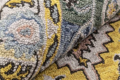 Buy Jaimak Pink Multi Hand Tufted Wool Carpet online at Saraf Furniture