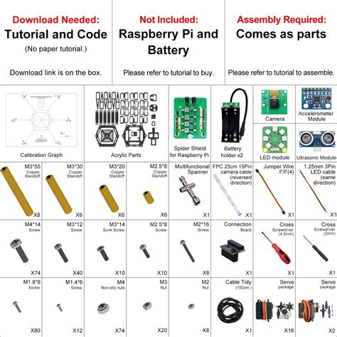 Freenove Big Hexapod Robot Kit for Raspberry Pi 5 4 India | Ubuy