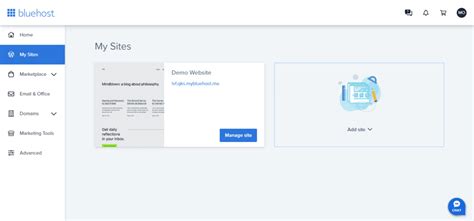 Image result for Bluehost User Control Panel