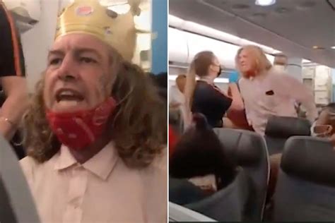 Man wearing Burger King crown yells N-word on JetBlue flight