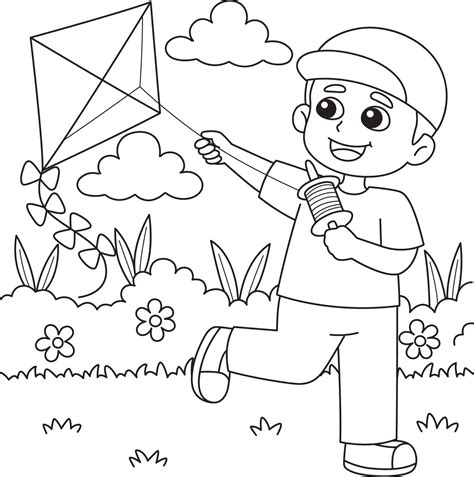 Coloring Pages Kite