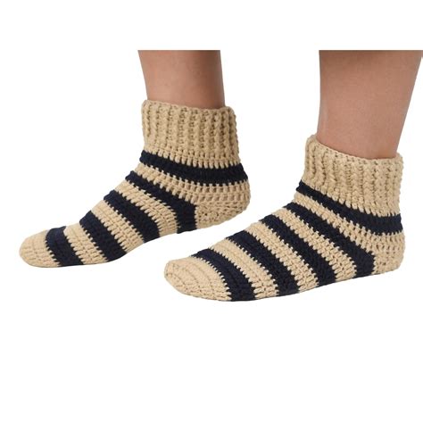 Kreative - Handmade Woolen Crochet/Knitted Ankle Length Socks for Women ...