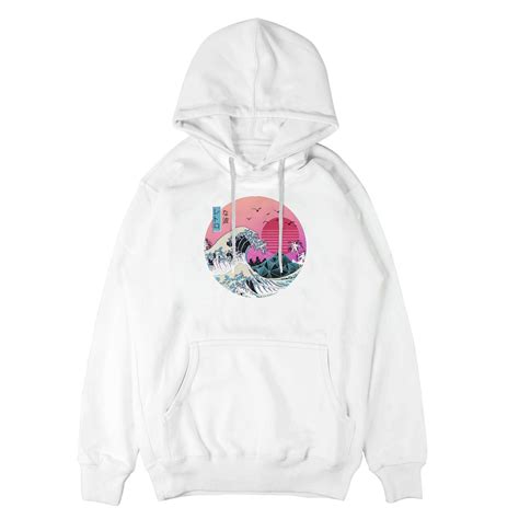 Great Wave Off Kanagawa Retro Hoodie – Provoke Store