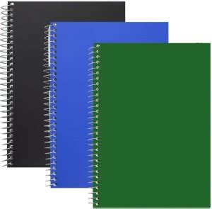 mind blowing SET OF 3 A4 SIZE UNRULLED 200 PAGES 100 SHEETS SPIRAL ...