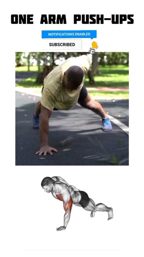 One Arm Push-ups: How To Do And Muscles Worked