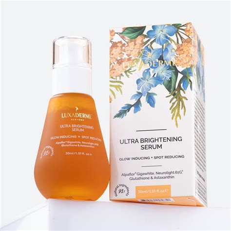 LuxaDerme Korean Ultra Brightening Face Serum, Brightens Skin and ...