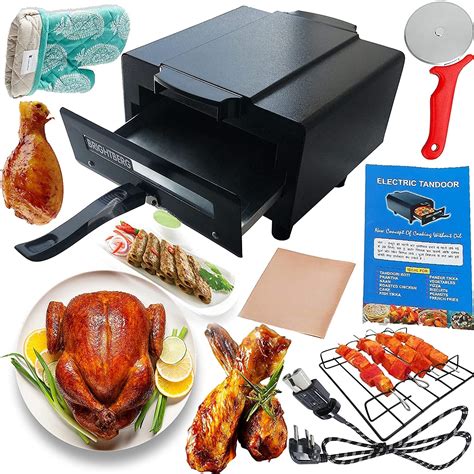 Buy Bright Berg Mini Tandoor with Glove,Grill,Skewers,Pizza Cutter,R ...