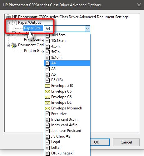 Image result for Default Paper Size