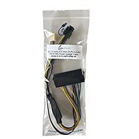 AYAGROUP 12-inch ATX Main 24Pin to 6Pin PCI-E PSU Power Adapter Cable ...