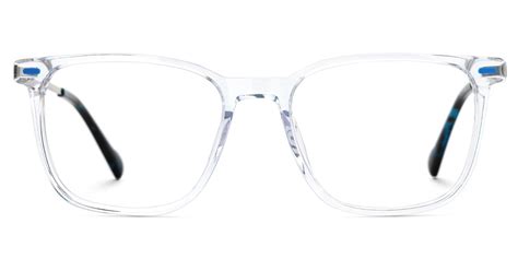 Dirrib Rectangle Clear Color Frame Glasses for Men | Zeelool