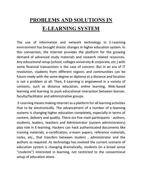 Problems and Solution - e-Learning - Warning: TT: undefined function ...