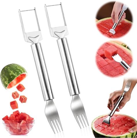 Amazon.com: Upgraded 2-in-1 Stainless Steel Fruit Cutter，2025 New ...