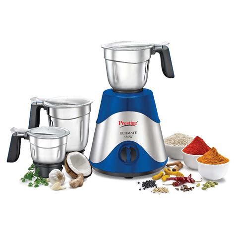 Buy prestige ultimate plus 550 watt mixer grinder with 3 stainless ...