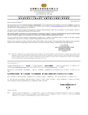 Fillable Online file finance sina com Letter to Non-Registered Holders ...