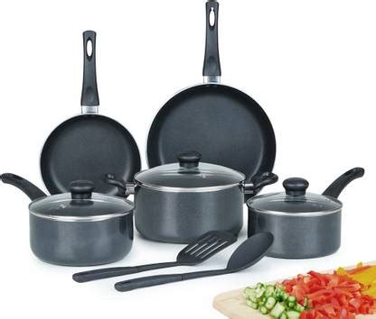 Kreme 5pcs Set Combo Non-Stick Coated Cookware Set Price in India - Buy ...