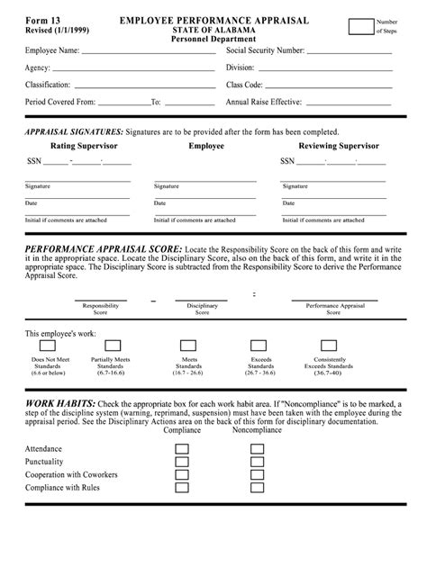 1999 AL Form 13 Fill Online, Printable, Fillable, Blank - pdfFiller