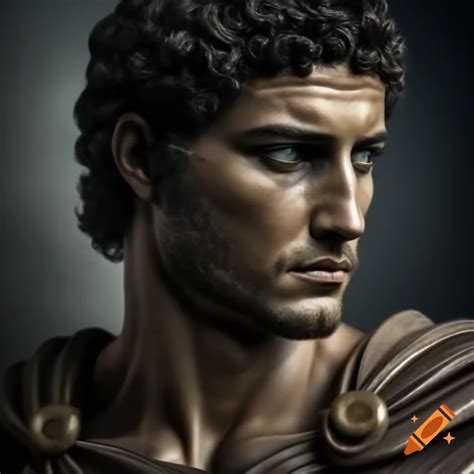 Realistic portrayal of Achilles, a character from Greek mythology on ...