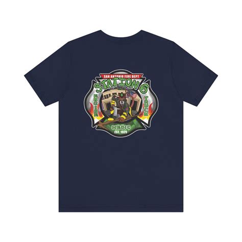 SAFD Station 6 Unisex Jersey Short Sleeve Tee | Los Bomberos Custom