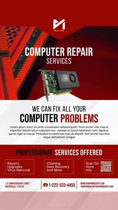 Rezultat imagine pentru Computer Repair Ad