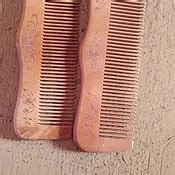 Buy Twisha Handmade Neem Wood Broad Tooth Anti-Dandruff Comb For Men ...