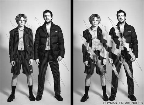 Boymaster Fake Nudes: Ross and Rocky Lynch cock and ass show..