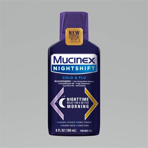 MUCINEX® Nightshift® Severe Cold & Flu - Arctic Burst (Discontinued)