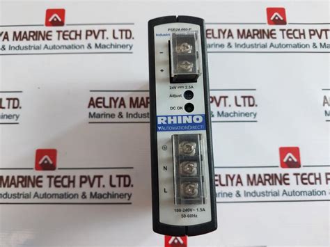 Rhino Psb24-060-p Industrial Switching Power Supply 100-240V~ 1.5A 50 ...