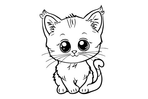 Kittens And Cats Coloring Pages