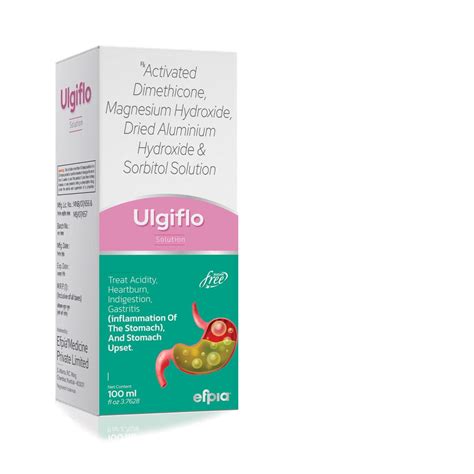 Activated Dimethicone, Dried Aluminium Hydroxide, Magnesium Hydroxide & Sorbitol Solution