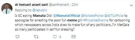 Bail for BJP leader arrested for Mamata Banerjee meme; Twitter calls ...