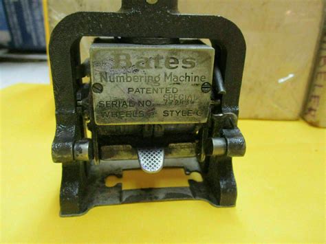 Image result for Bates Stamp Machine
