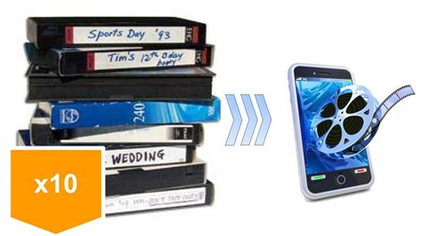 Lotus Media 10 Pack - Video Tape Transfer and Digitization to MP4 ...