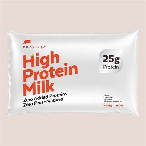High Protein Milk 250 ML Pouch – Provilac