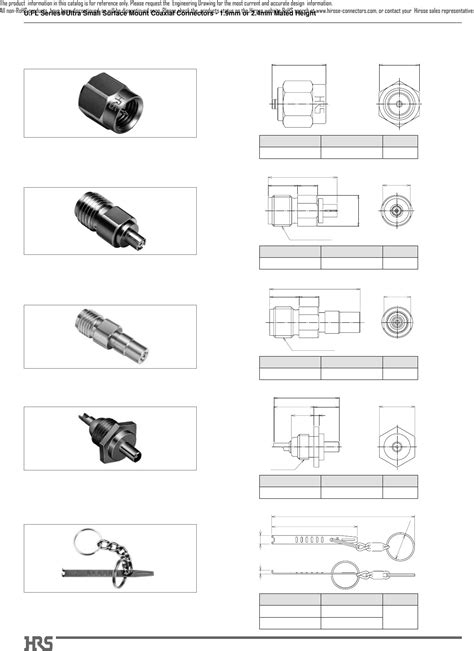 U.FL Series Datasheet by Hirose Electric Co Ltd | Digi-Key Electronics